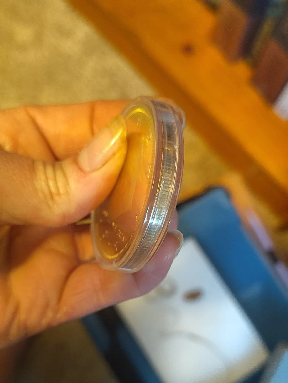 Gold-Tone Donald Trump Commemorative Coin Pendant - 2025 Edition